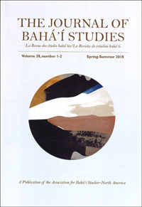 The Journal of Baha'i Studies Vol. 28, 1-2