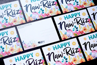 Happy Naw-Ruz Spring Watercolor Postcards (Set of 10)