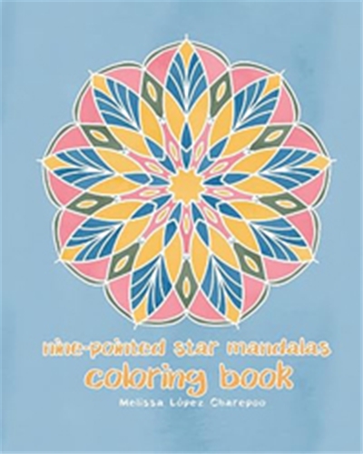 Nine-Pointed Star Mandalas Coloring Book