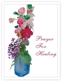 Prayer for Healing Greeting Cards (pack of 5)