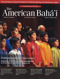 American Baha&#39;i, Volume 51 Issue 1