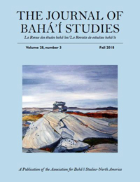 Journal of Baha&#39;i Studies Vol 28, no. 3