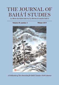 Journal of Baha'i Studies Vol 29, no. 4