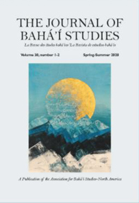 Journal of Baha&#39;i Studies, Volume 30, number 1-2