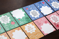Mini Cards with Quotes on Love (Set of 12)